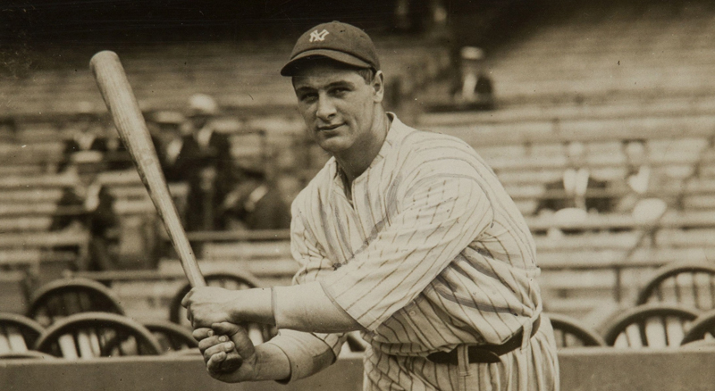 PT for ALS photo of Lou Gehrig